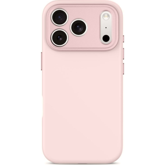 Θήκη iPhone 18 Pro / 17 Pro Tech-Protect Uniq MagSafe CC Σιλικόνης με MagSafe - Soft Pink (5906302341351)