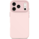 Θήκη iPhone 18 Pro / 17 Pro Tech-Protect Uniq MagSafe CC Σιλικόνης με MagSafe - Soft Pink (5906302341351)