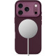 Θήκη iPhone 18 Pro / 17 Pro Tech-Protect Uniq MagSafe CC Σιλικόνης με MagSafe - Dark Cherry (5906302341511)