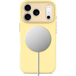 Θήκη iPhone 18 Pro / 17 Pro Tech-Protect Uniq MagSafe CC Σιλικόνης με MagSafe - Mellow Yellow (5906302342020)