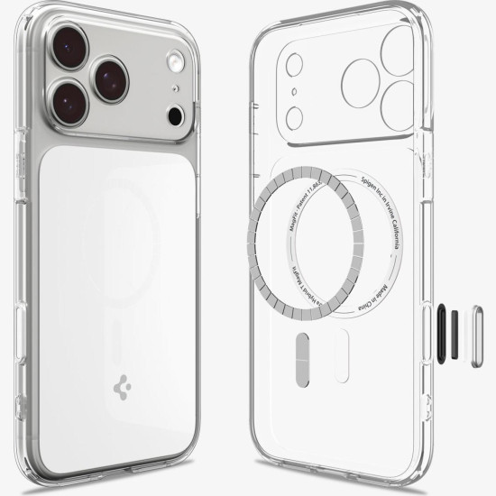 Θήκη iPhone 18 Pro / 17 Pro Spigen Ultra Hybrid T MagFit Ανθεκτική με Κάλυμμα για Camera Control & MagSafe - Glossy White (ACS12169)