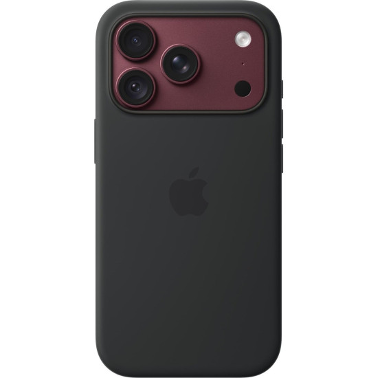 Θήκη iPhone 18 Pro Official Apple Silicone Case Σιλικόνης με MagSafe - Black (MK8Y4ZM/A)