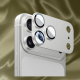 Tempered Glass iPhone 18 Pro Vivid Metallic Camera Lens Protector Αντιχαρακτικό Γυαλί Προστασίας για Φακό Κάμερας με Μεταλλικό Πλαίσιο - Silver (VIVGGS000116)
