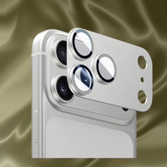 Tempered Glass iPhone 18 Pro Max Vivid Metallic Camera Lens Protector Αντιχαρακτικό Γυαλί Προστασίας για Φακό Κάμερας με Μεταλλικό Πλαίσιο - Silver (VIVGGS000118)