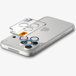 Tempered Glass iPhone 18 Pro / 18 Pro Max Spigen GLAS.tR EZ Fit OPTIK Pro Camera Lens Protector Αντιχαρακτικό Γυαλί Προστασίας για Φακό Κάμερας 2 Τεμάχια - Light Blue (AGL12045)