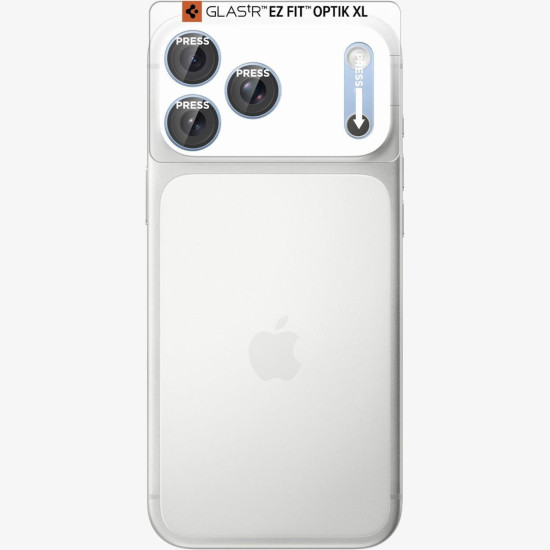 Tempered Glass iPhone 18 Pro Spigen GLAS.tR EZ Fit OPTIK Pro XL Camera Lens Protector Αντιχαρακτικό Γυαλί Προστασίας για Φακό Κάμερας - Light Blue (AGL12037)