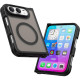 Θήκη iPhone Duo Techsuit HaloFrost II MagSafe Σκληρή Ημιδιάφανη με MagSafe - Black (5949419383807)
