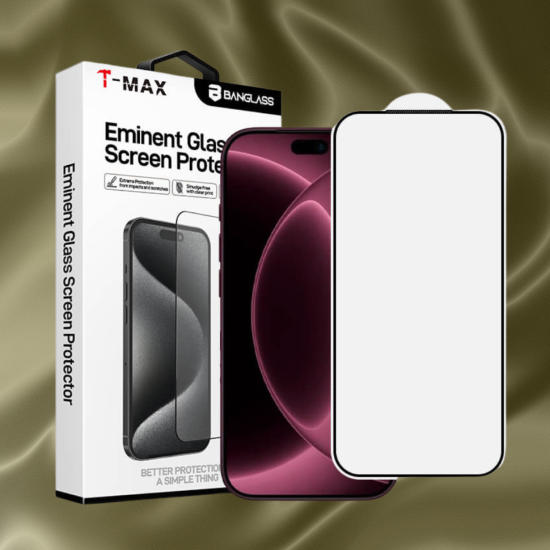 Tempered Glass iPhone 18 Pro T-Max Premium Full Glue Αντιχαρακτικό Γυαλί Προστασίας Οθόνης - Black (5206015088261)