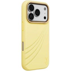 Θήκη iPhone 18 Pro / 17 Pro Uniq Coehl Serina MagClick Σιλικόνης με MagSafe & Λουράκι Χειρός - Butter Yellow (UNIQ-IP6.3P(2026)-SERMBYEL)