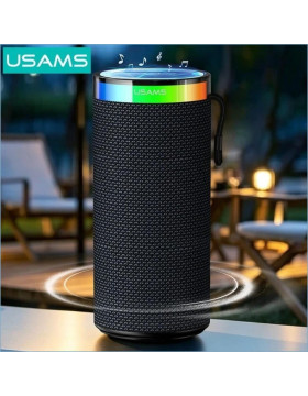 Ηχείο Usams YX018 Portable Speaker Bluetooth Φορητό Ασύρματο με Φωτισμό RGB - Black (6958444930657)