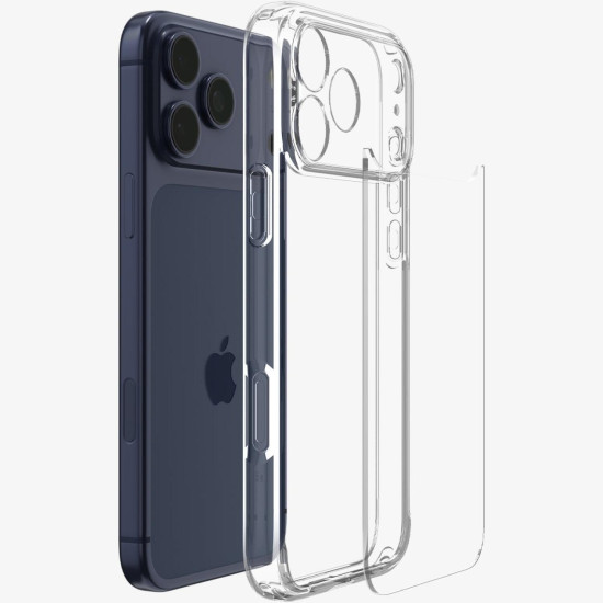Θήκη iPhone 18 Pro Max / 17 Pro Max Spigen Ultra Hybrid Ανθεκτική Διάφανη Σκληρή - Crystal Clear (ACS12116)