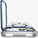 Θήκη iPhone 18 Pro Max / 17 Pro Max Spigen Ultra Hybrid Optik S MagFit Ανθεκτική Σκληρή με MagSafe & KickStand - Clear / Deep Blue (ACS11909)