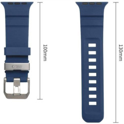 Λουράκι Apple Watch Ultra/SE/12/11/10/9/8/7/6/5/4 (49/46/45/44mm) Tech-Protect Motion Λουράκι Σιλικόνης - Nautical Blue (5906302399093)