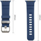 Λουράκι Apple Watch Ultra/SE/12/11/10/9/8/7/6/5/4 (49/46/45/44mm) Tech-Protect Motion Λουράκι Σιλικόνης - Nautical Blue (5906302399093)