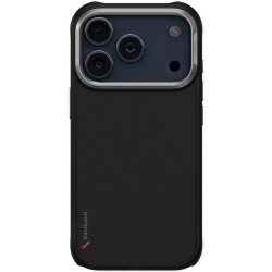 Θήκη iPhone 17 Pro Uniq Keva Ανθεκτική Aramid Fiber με MagSafe - Carbon Black (‎UNIQ-IP6.3P(2025)-KEVAMCBLK)