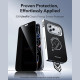 Tempered Glass iPhone 18 Pro Max ESR UltraFit Classic Privacy Full Face Αντιχαρακτικό Γυαλί Προστασίας Απορρήτου Οθόνης 3 Τεμάχια - Black (4894240305911)