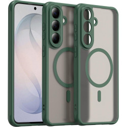Θήκη Samsung Galaxy S26 FE Techsuit HaloFrost II MagSafe Σκληρή Ημιδιάφανη με MagSafe - Green (5949419384811)