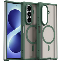 Θήκη Samsung Galaxy Z Fold8 Ultra Techsuit HaloFrost II MagSafe Σκληρή Ημιδιάφανη με MagSafe - Green (5949419374553)