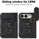Θήκη iPhone Duo Techsuit CamShield Ανθεκτική με Κάλυμμα για την Κάμερα & Μεταλλικό Ring Holder - Black (5949419389205)
