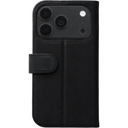 Θήκη iPhone 18 Pro Rosso Elite Δερμάτινο Πορτοφόλι με MagSafe - Black (8719246608988)