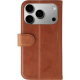 Θήκη iPhone 18 Pro / 17 Pro Rosso Deluxe Δερμάτινο Πορτοφόλι - Brown (8719246608896)