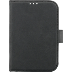 Θήκη iPhone Duo Rosso Deluxe Δερμάτινο Πορτοφόλι - Black (8719246609053)