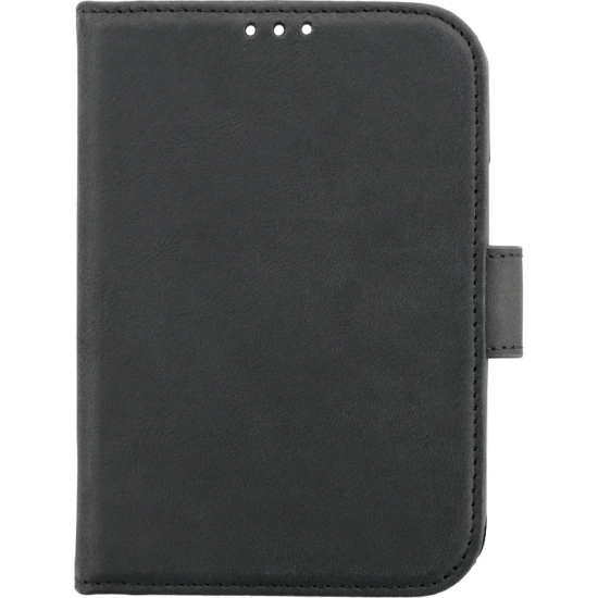 Θήκη iPhone Duo Rosso Deluxe Δερμάτινο Πορτοφόλι - Black (8719246609053)