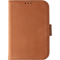 Θήκη iPhone Duo Rosso Deluxe Δερμάτινο Πορτοφόλι - Brown (8719246609046)