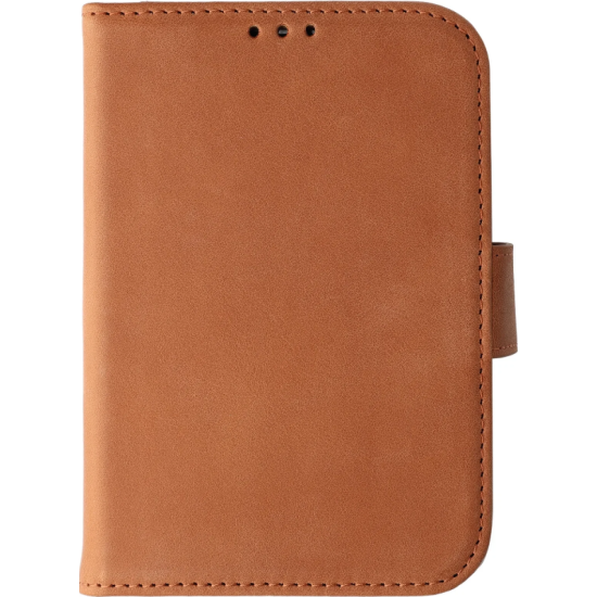 Θήκη iPhone Duo Rosso Deluxe Δερμάτινο Πορτοφόλι - Brown (8719246609046)