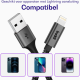 Καλώδιο USB-A Buddi Flex Φόρτισης & Μεταφοράς Δεδομένων σε Lightning 500cm 12W 5 Έτη Εγγύηση - Black (8719246550737)