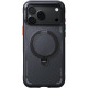 Θήκη iPhone 18 Pro Max / 17 Pro Max Torras Ostand Q3 Air Ημιδιάφανη Ανθεκτική με MagSafe & KickStand - Black (6942765592489)