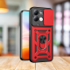 Θήκη Xiaomi Redmi 17 Bodycell Armor Slide Ανθεκτική με Κάλυμμα για την Κάμερα & Μεταλλικό Ring Holder - Red (5206015087912)