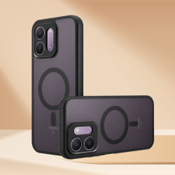 Θήκη Xiaomi Redmi 17C 5G Techsuit PureFrost Σκληρή Ημιδιάφανη με MagSafe - Frosted Black (5949419387812)