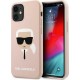 Karl Lagerfeld Head Back Cover Σιλικόνης Ροζ (iPhone 14 Pro Max)
