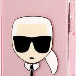 Karl Lagerfeld Head Back Cover Σιλικόνης Ροζ (iPhone 14 Pro Max)