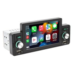 Ηχοσύστημα Αυτοκινήτου 1 DIN με Οθόνη Αφής 5", CarPlay & Android Auto - Bluetooth, Mirror Link & USB (SWM 160C)
