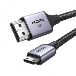 ΚΑΛΩΔΙΟ MINI HDMI - HDMI UGREEN HD163 8K 2M - ΓΚΡΙ