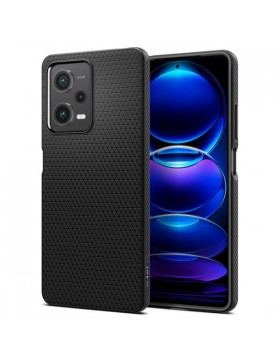 Spigen Liquid Air Back Cover Σιλικόνης Μαύρο (Redmi Note 12 Pro / Poco X5 Pro)