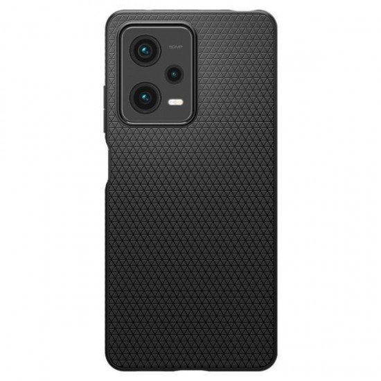 Spigen Liquid Air Back Cover Σιλικόνης Μαύρο (Redmi Note 12 Pro / Poco X5 Pro)