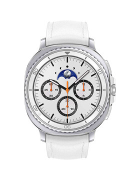 Samsung Galaxy Watch8 Classic Stainless Steel 46mm Αδιάβροχο με Παλμογράφο - Λευκό