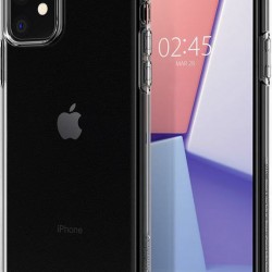 Spigen Liquid Crystal Back Cover Θήκη Σιλικόνης Crystal Clear (iPhone 11)