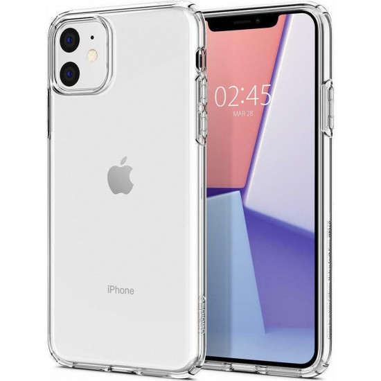 Spigen Liquid Crystal Back Cover Θήκη Σιλικόνης Crystal Clear (iPhone 11)