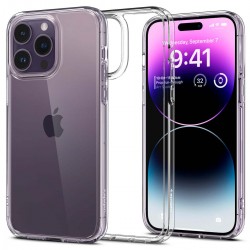 Spigen Ultra Hybrid Back Cover Θήκη Πλαστικό / Σιλικόνης Crystal Clear (iPhone 14 Pro Max)
